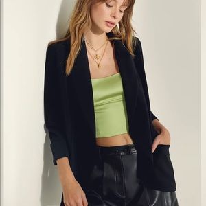 Aritzia Chevalier open front relaxed blazer